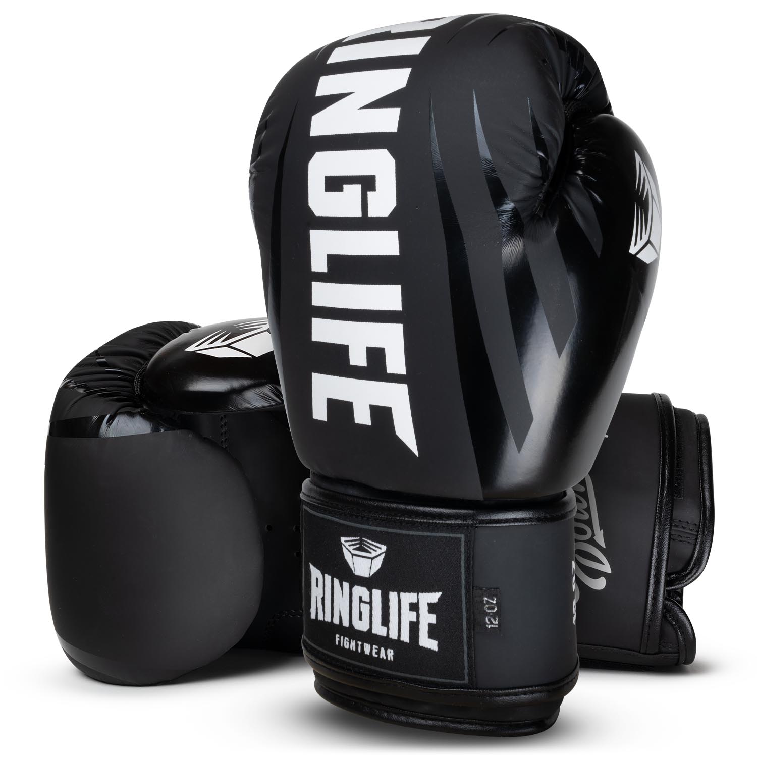 RINGLIFE Boxhandschuhe, No.1, schwarz-weiß, 16 Oz