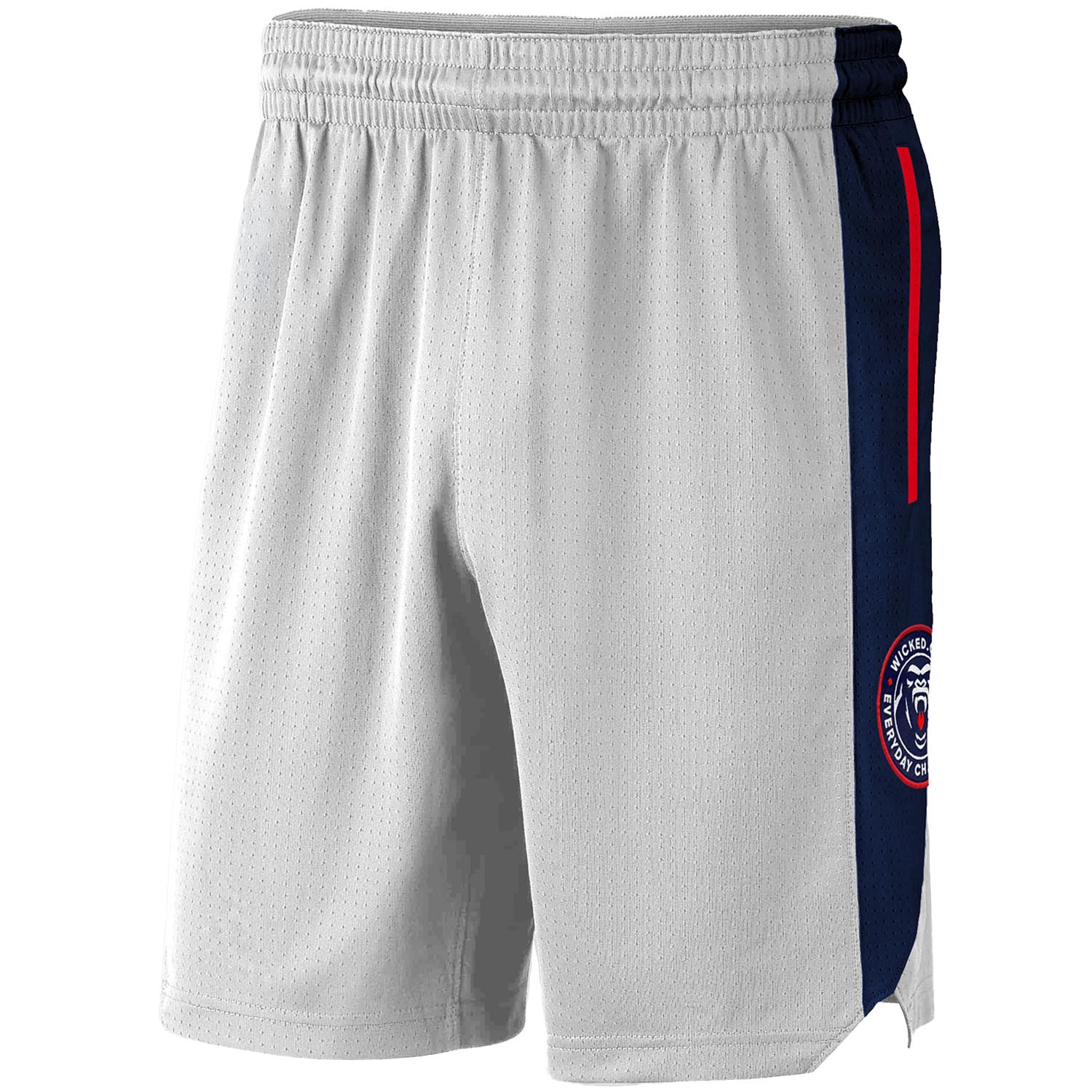 Wicked One Training Shorts, Whaks, white-blue, M