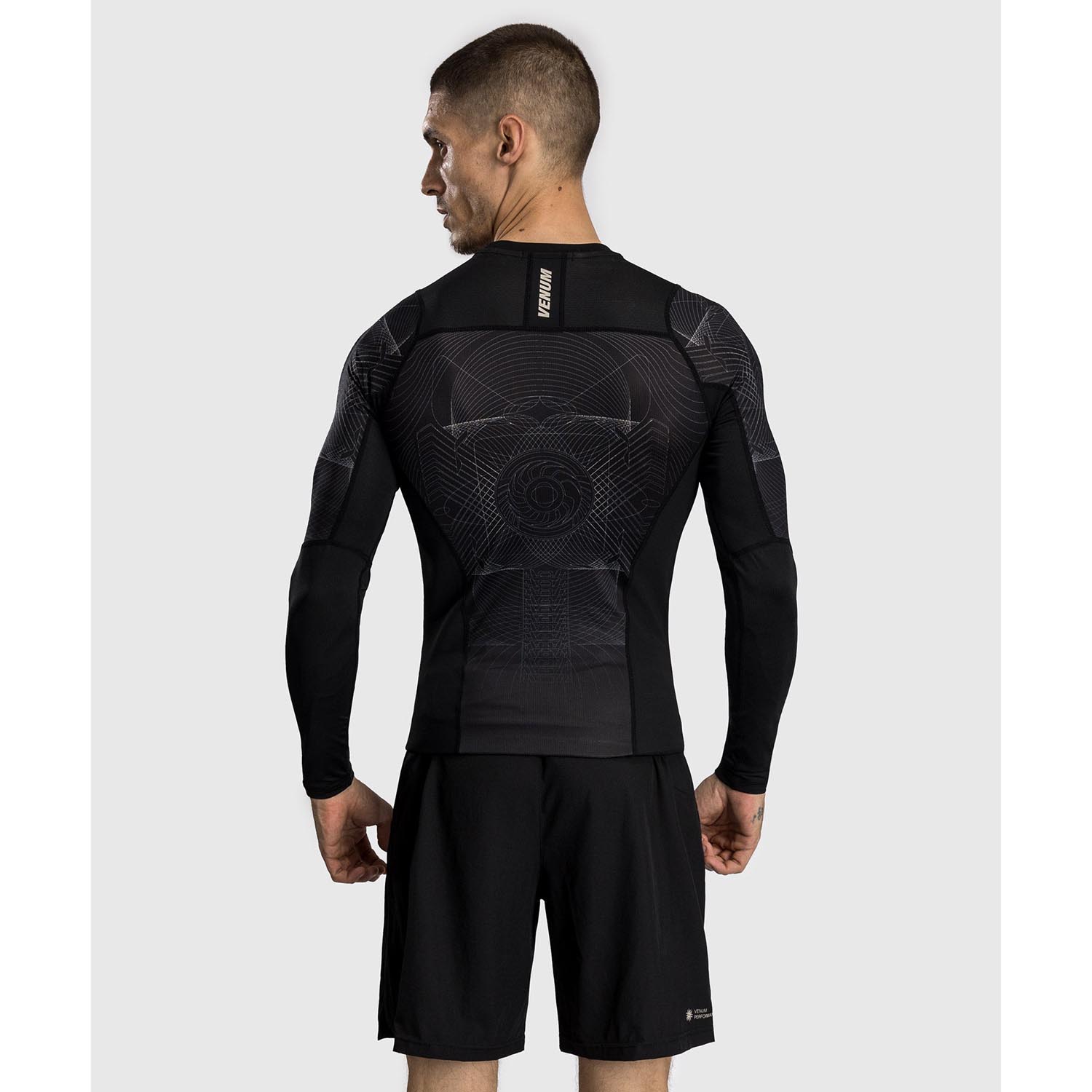 VENUM Rashguard, L/S, G-Fit Air, black-beige, XXL