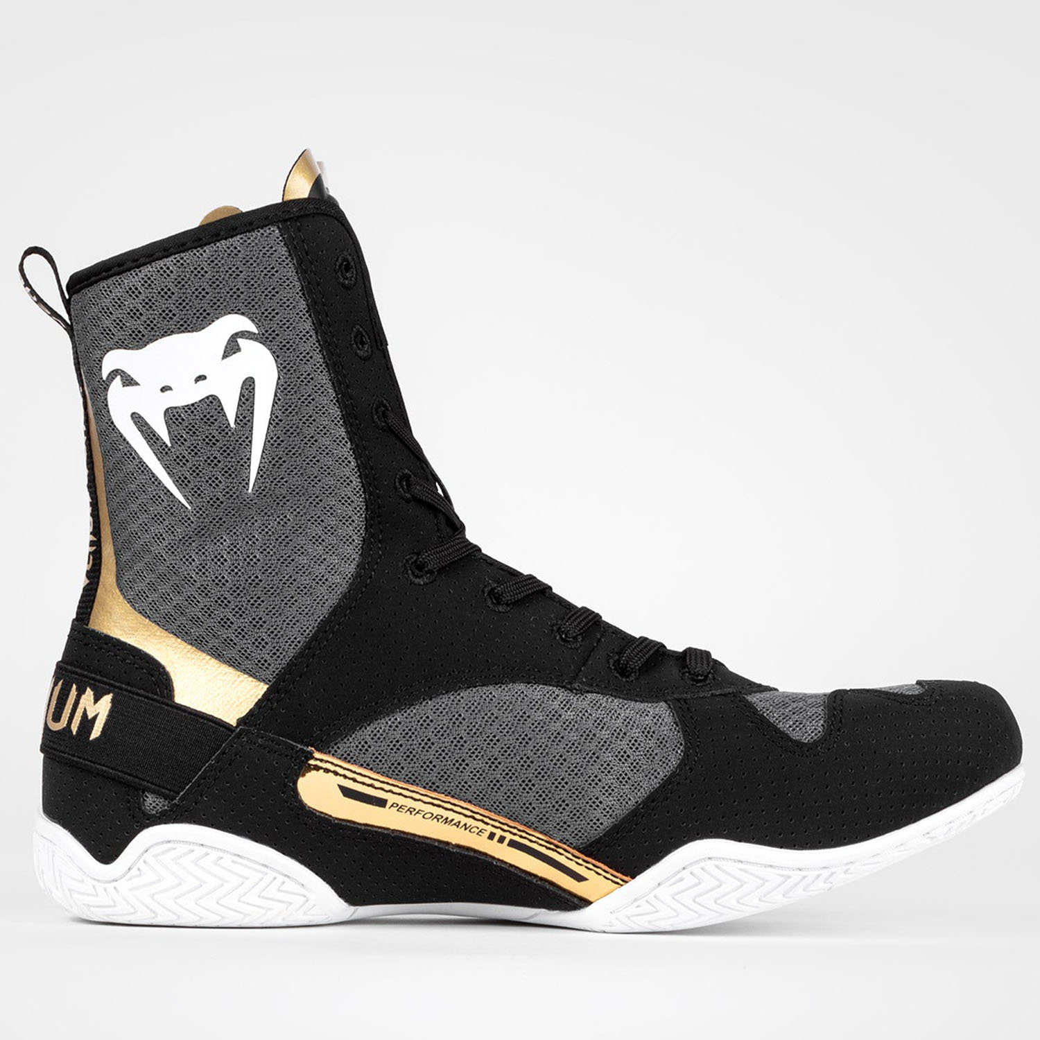 VENUM Boxschuhe, Elite, schwarz-weiß-gold, 40