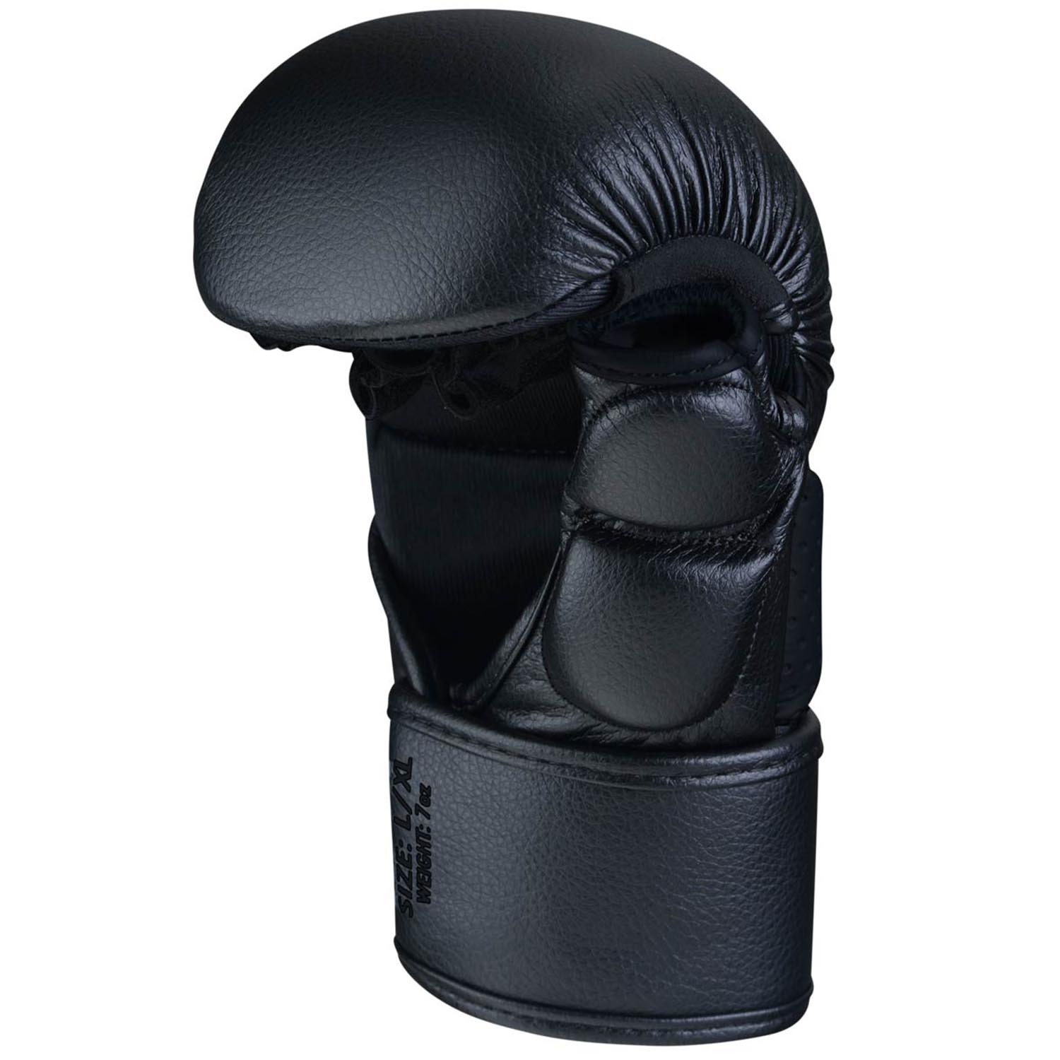 Phantom Athletics MMA Boxing Gloves, Riot, blackout Edition, black, S/M