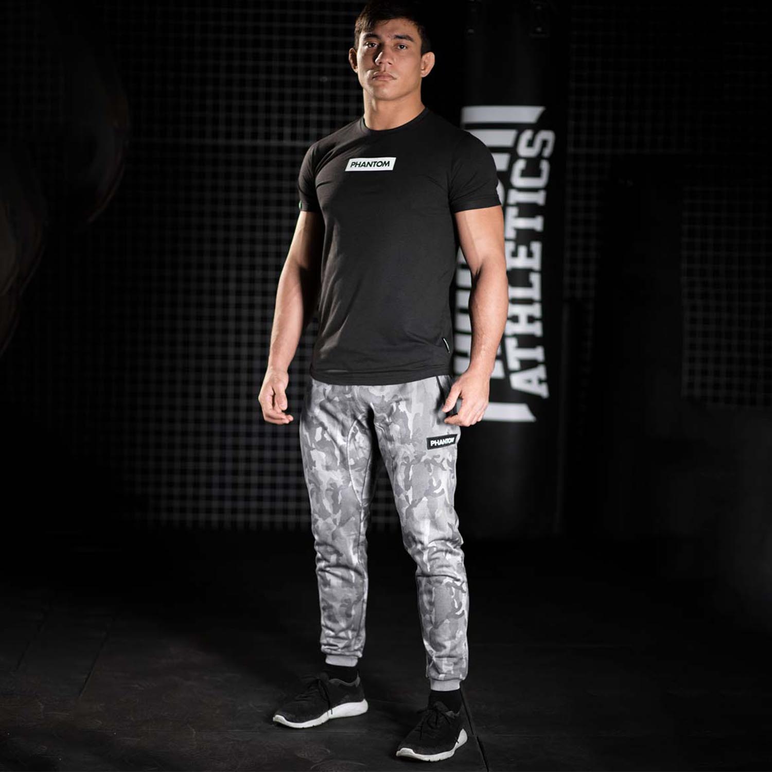 Phantom Athletics Jogginghosen, Radar, camo-grau, M