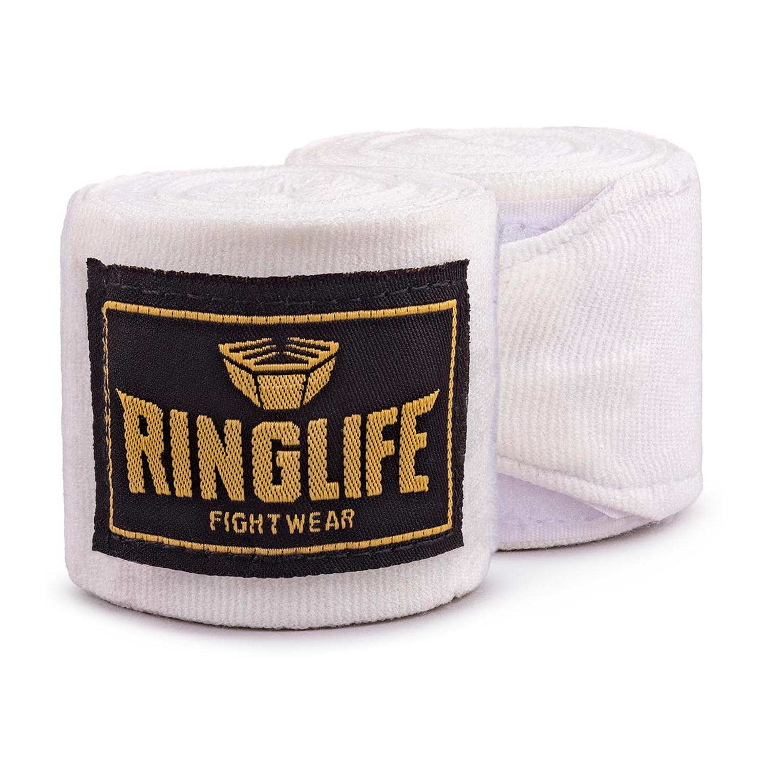 RINGLIFE Hand Wraps, Logo, 3,5 m, white