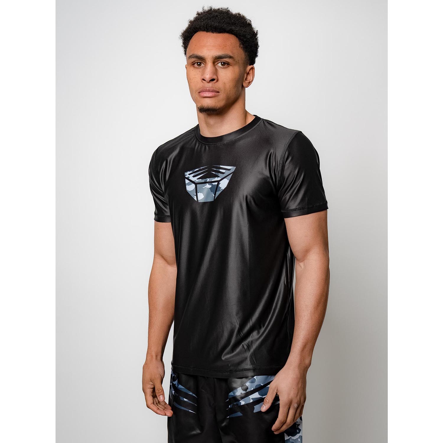 RINGLIFE Functional Shirt, Unit, black-grey camo, XXL