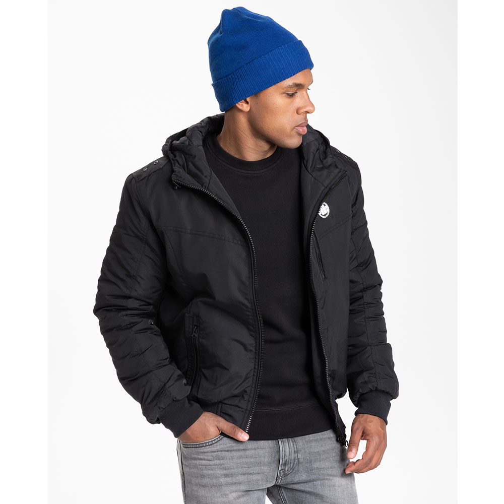 Pit Bull West Coast Beanie, Small Logo, blue