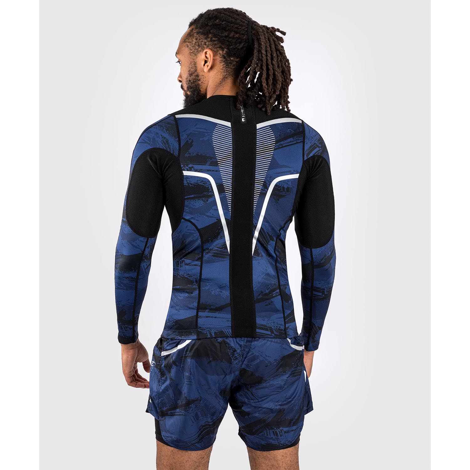 VENUM Rashguard, L/S, Electron 3.0, marine blue, S