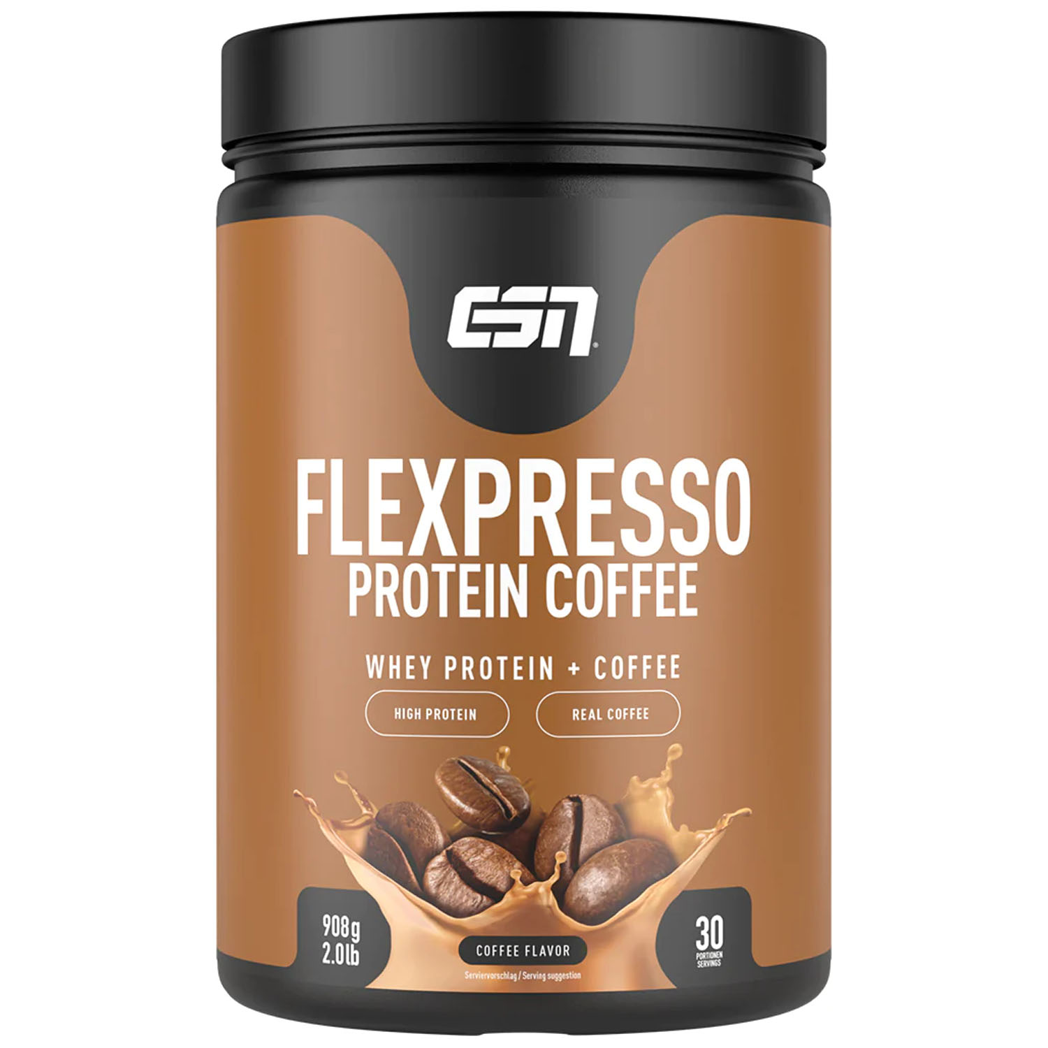 ESN Flexpresso Protein Coffee, 908g, Coffee