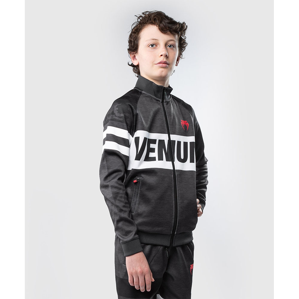 VENUM Training Jacket, Kids, Bandit, black-grey, 8 Y
