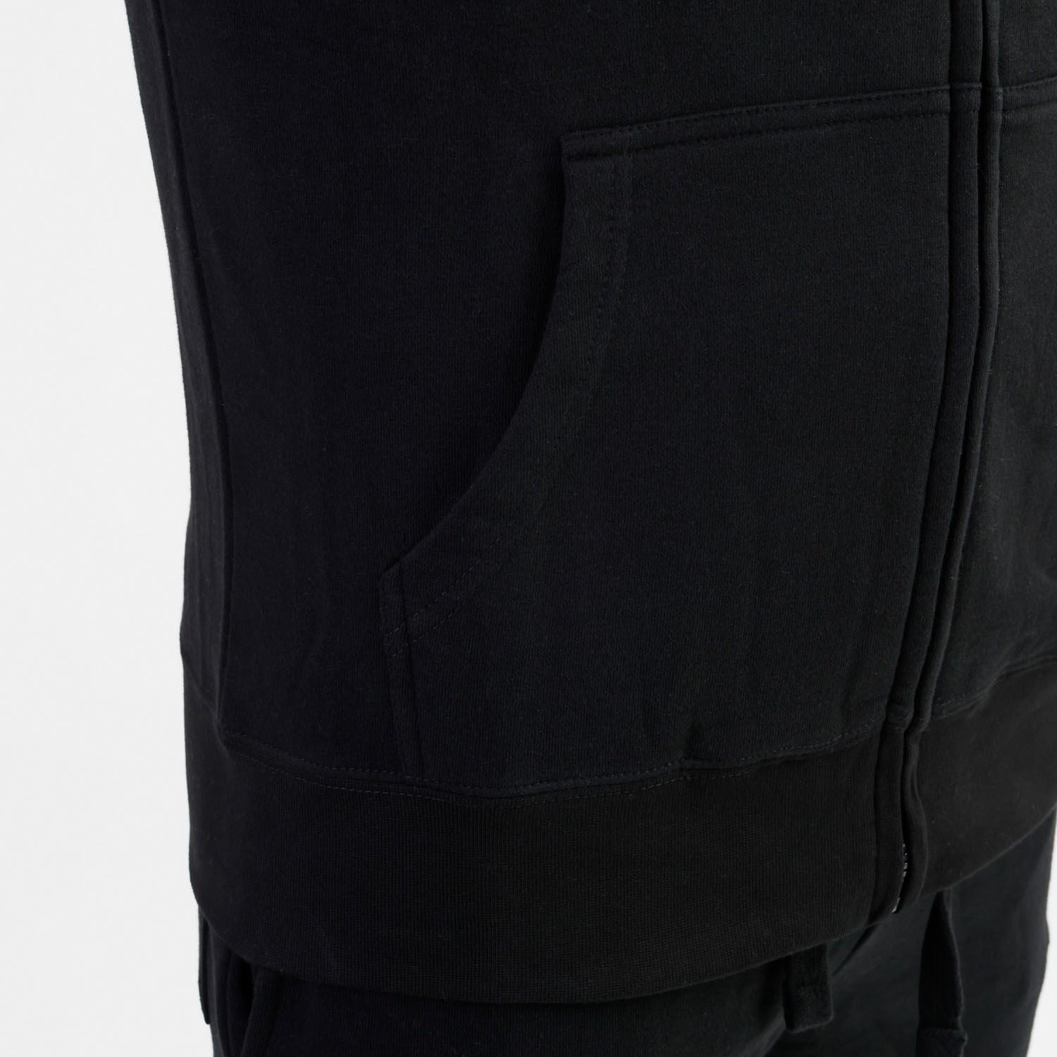 LEONE Zip Hoody, Boxing, black-white, XL