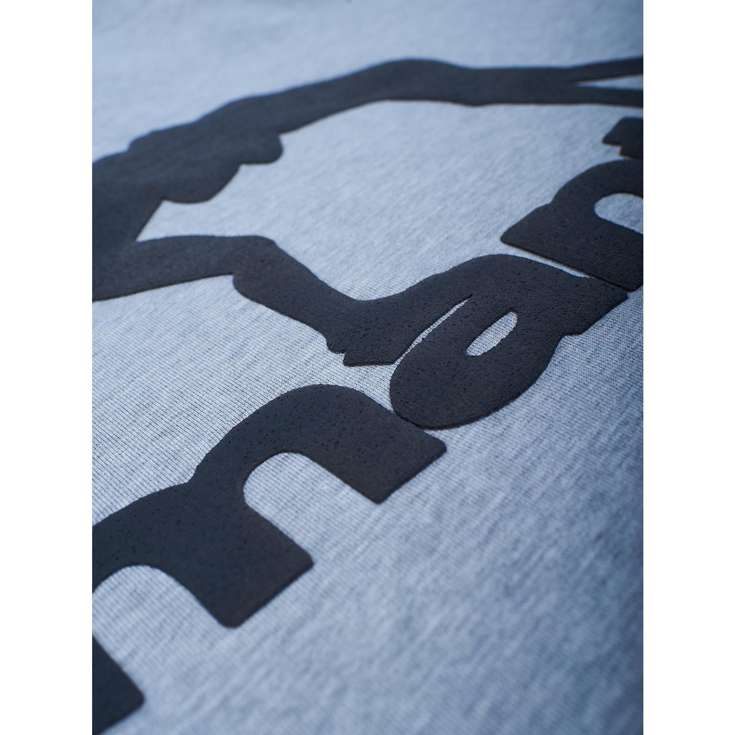 MANTO Hoody, Label, Oversize, grau, S