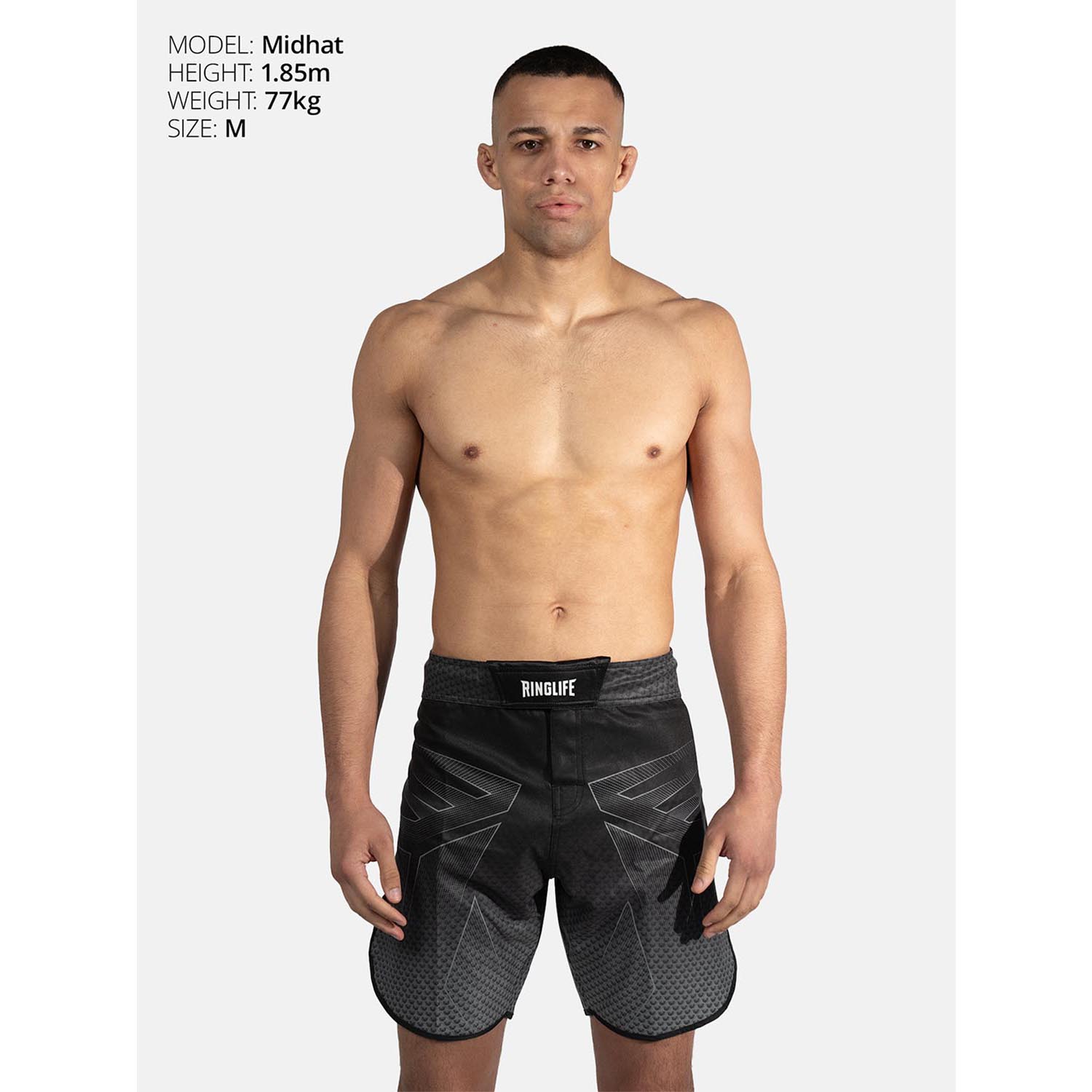 RINGLIFE MMA Shorts - Octaring 2.0 schwarz-grau XL
