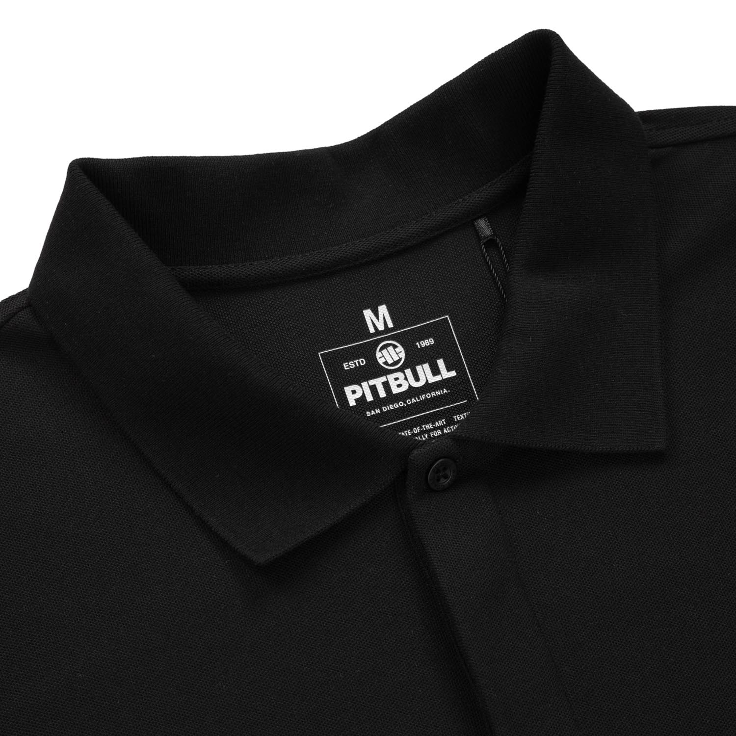 Pit Bull West Coast Polo T-Shirt, Coolmax Rockey, black, S