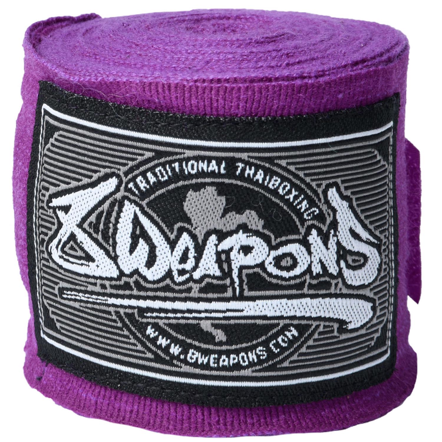8 WEAPONS Hand Wraps, semi-elastic, 5 m, purple