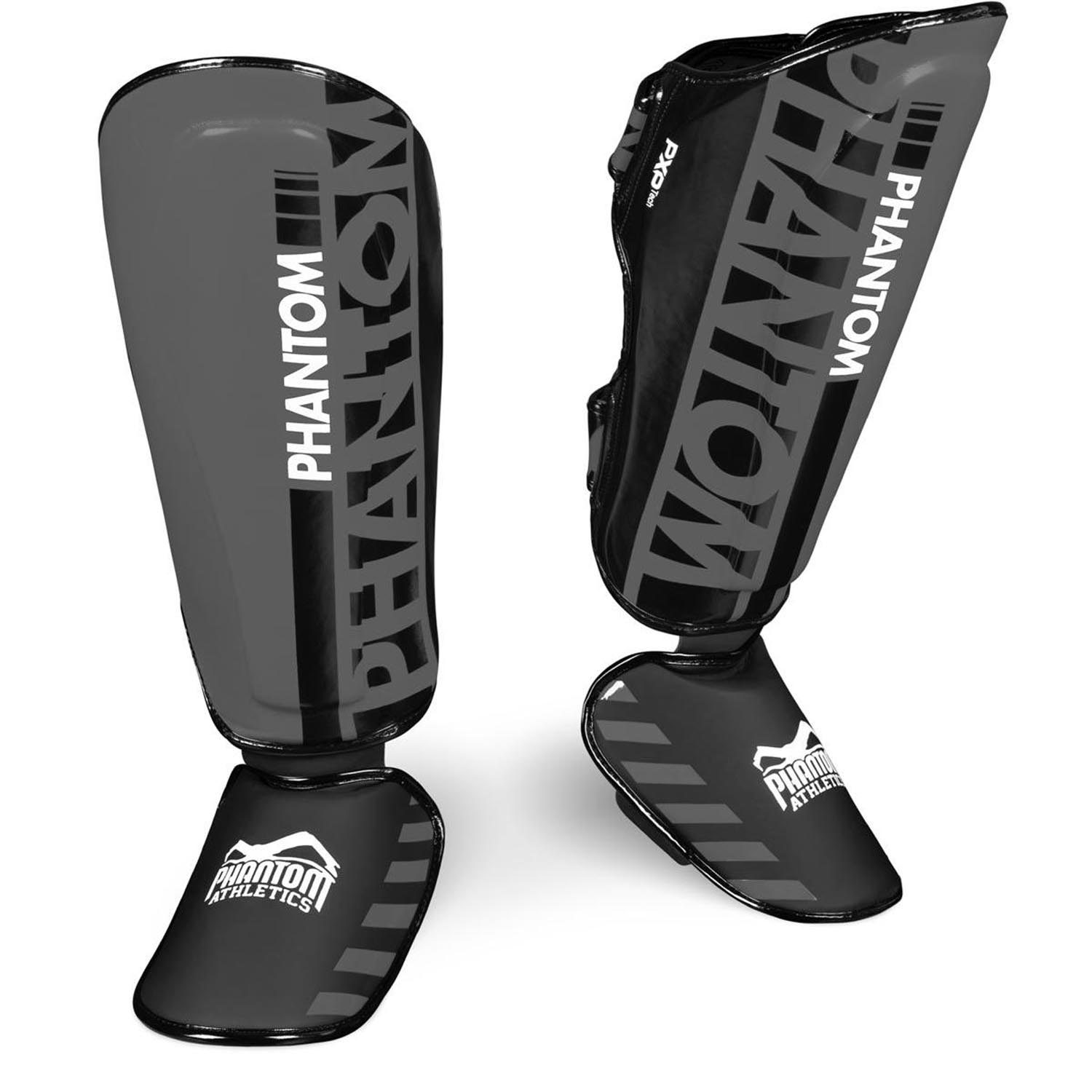 Phantom Athletics Shin Guard, Apex, Striking, grey-black