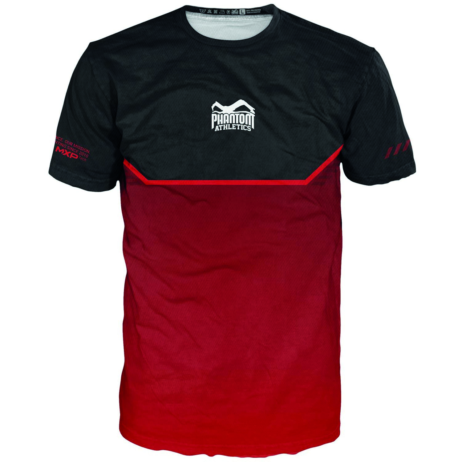 Phantom Athletics Fitness T-Shirt, Evo Apex, red, XXL