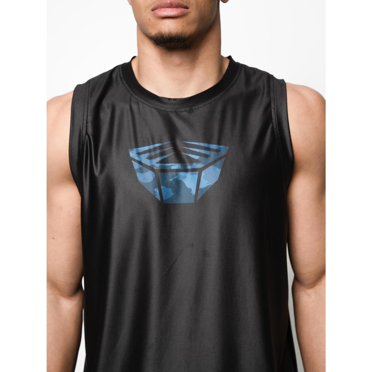 RINGLIFE Functional Tank Top, Unit, black-blue camo, XXL