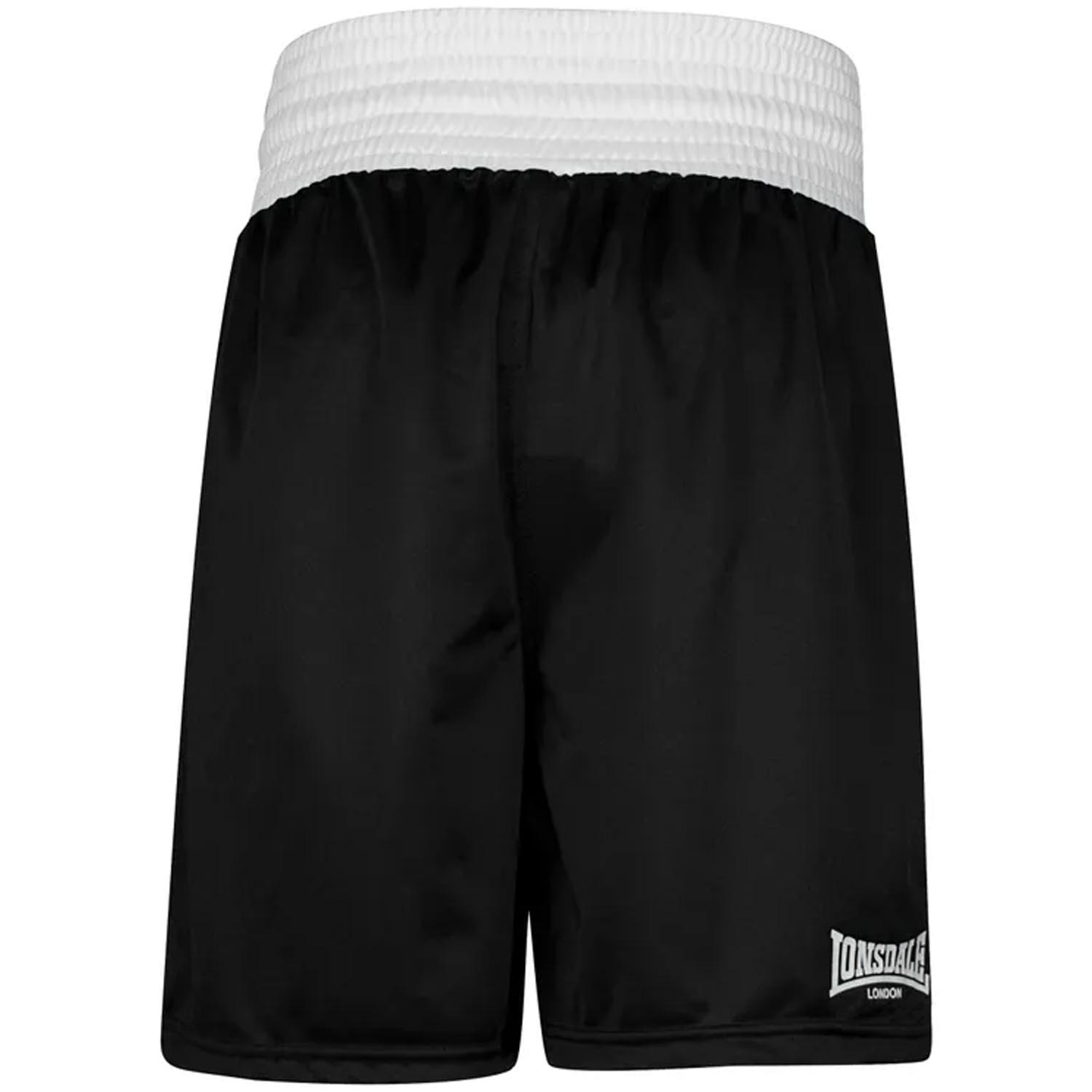 Lonsdale Boxing Shorts, Amateur, black, XL
