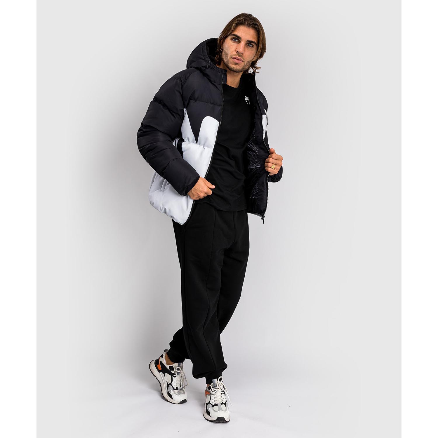 VENUM Down Jacket, Attack, black-white, S