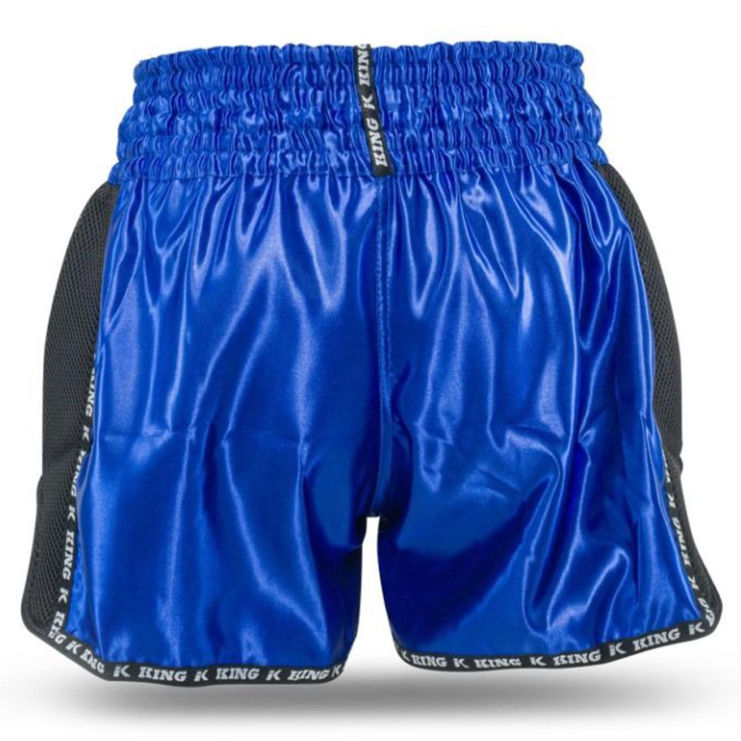 KING PRO BOXING Muay Thai Shorts, Bangkok 2, blue-black, L