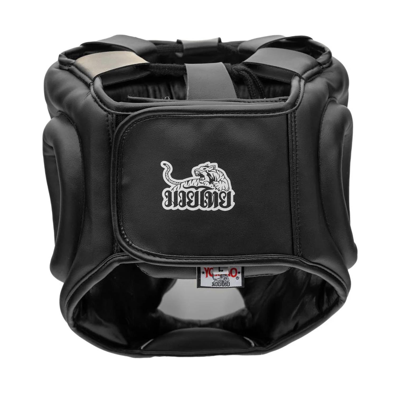 YOKKAO Head Guard, black-white, XL