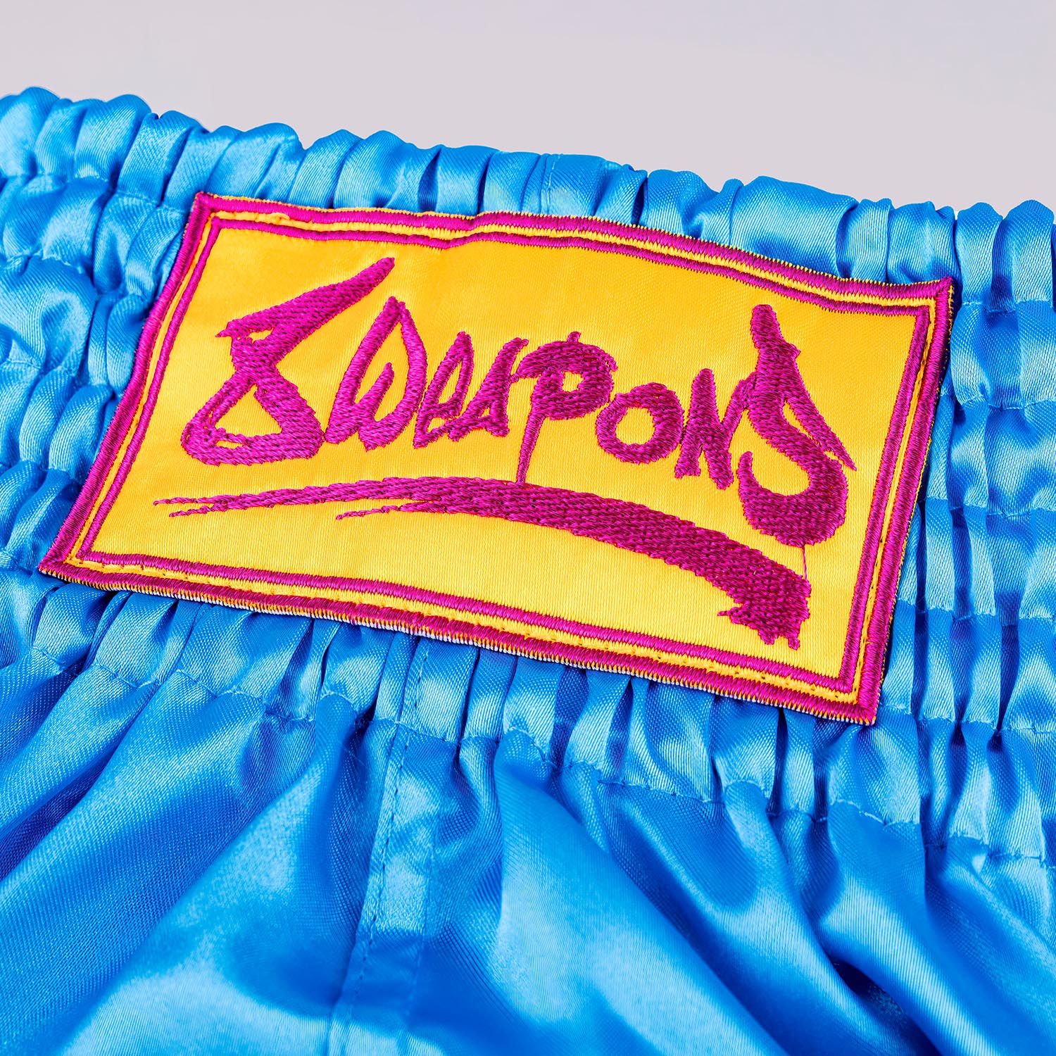 8 WEAPONS Muay Thai Shorts, Meow Thai, blue, XXL