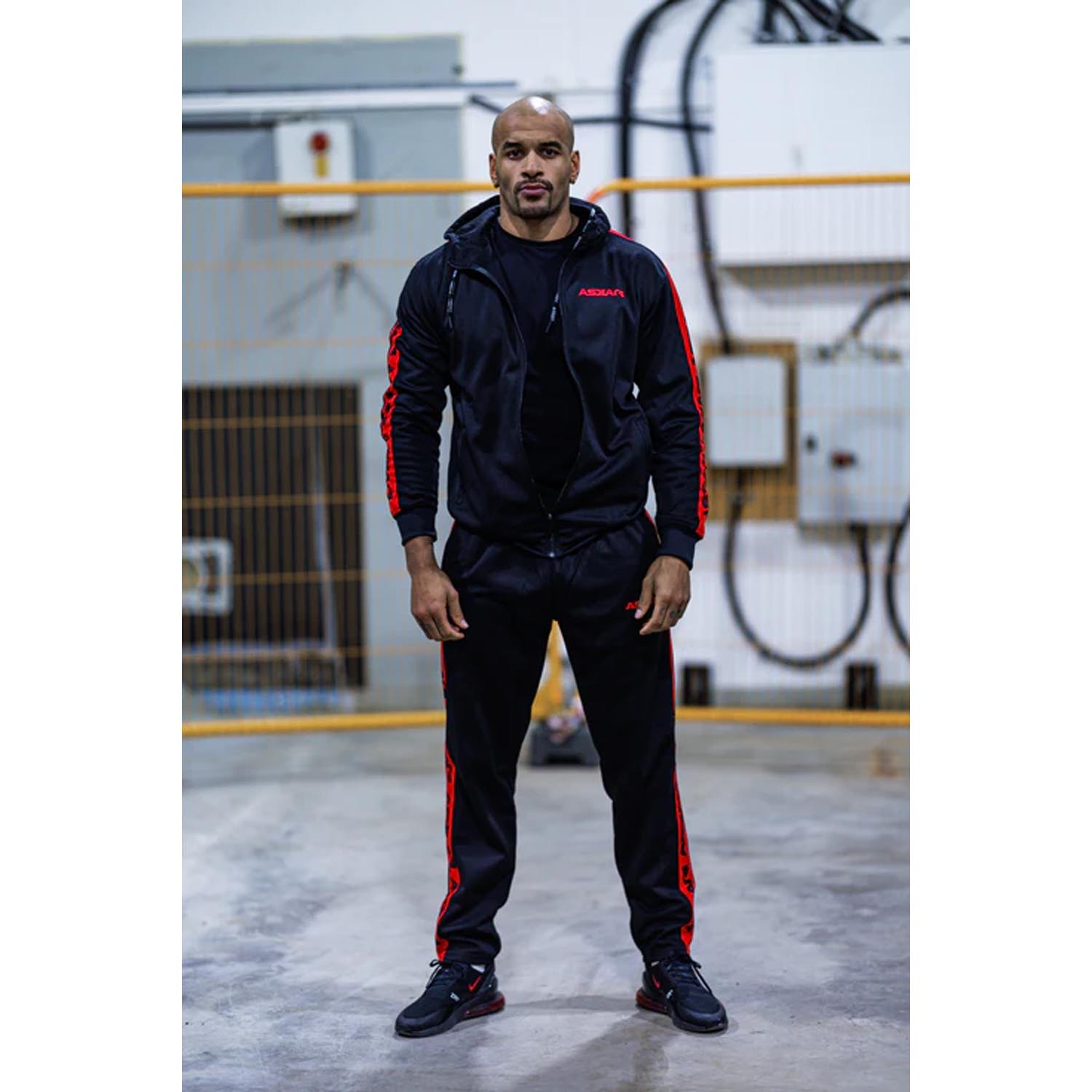 ASKARI Tracksuit, Makarov, black-red, M