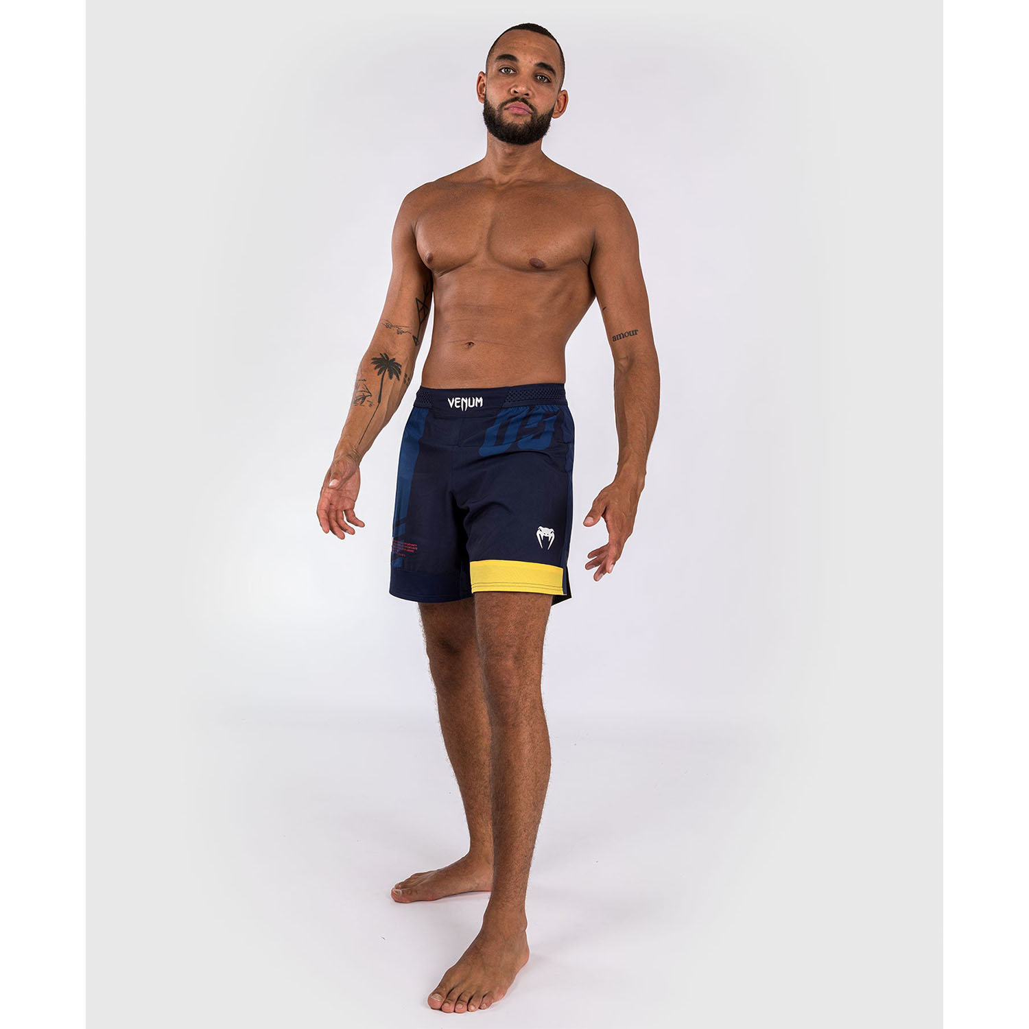 VENUM MMA Fight Shorts, Sport 05, blau-gelb, XXL