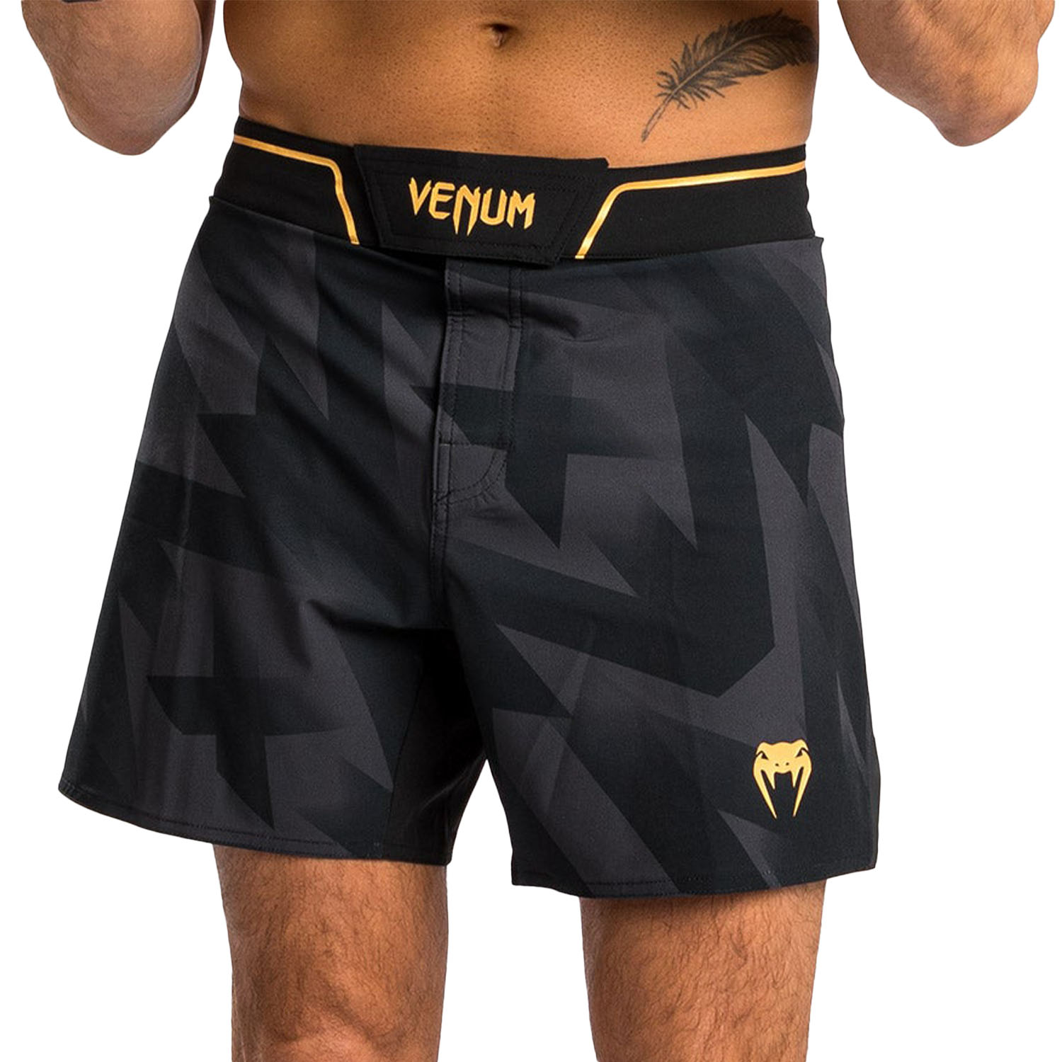 VENUM MMA Fight Shorts, Razor, black-gold, XXL