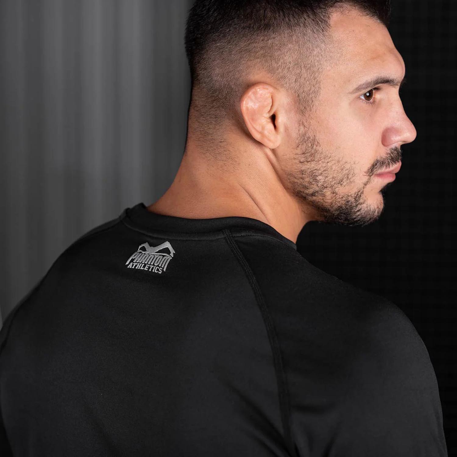 Phantom Athletics T-Shirt, L/S, Tactic, black, M