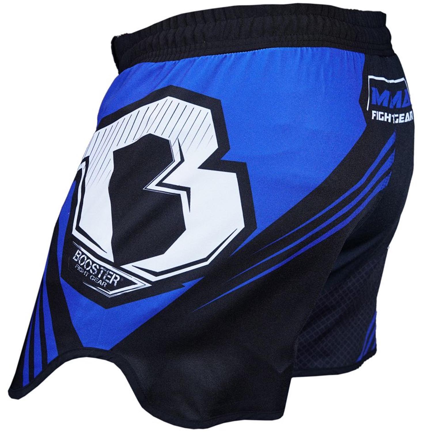 Booster MMA Fight Shorts, Xplosion 1, schwarz-blau, XL
