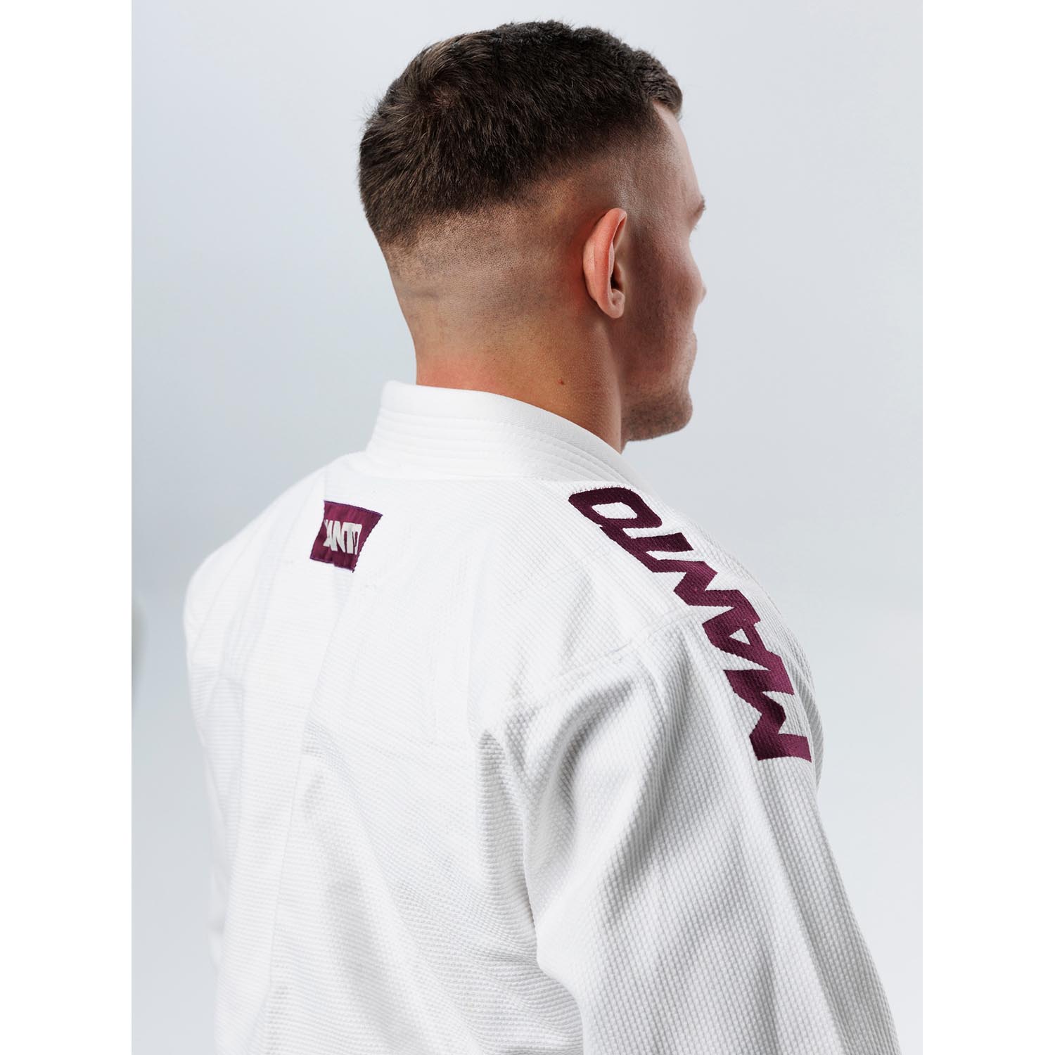MANTO BJJ GI, X5 white-wine red, A4
