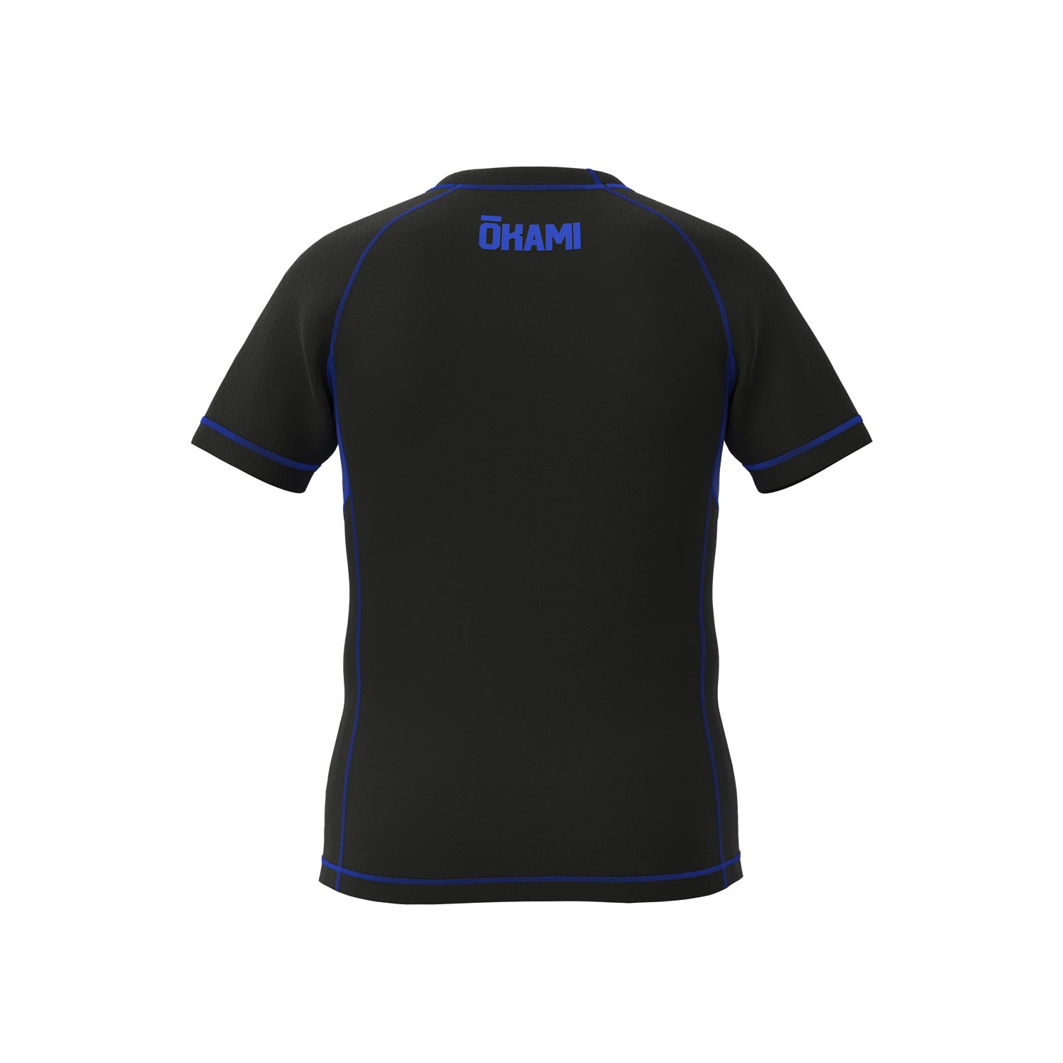 OKAMI Rashguard, Kids, Grapplino, black-blue