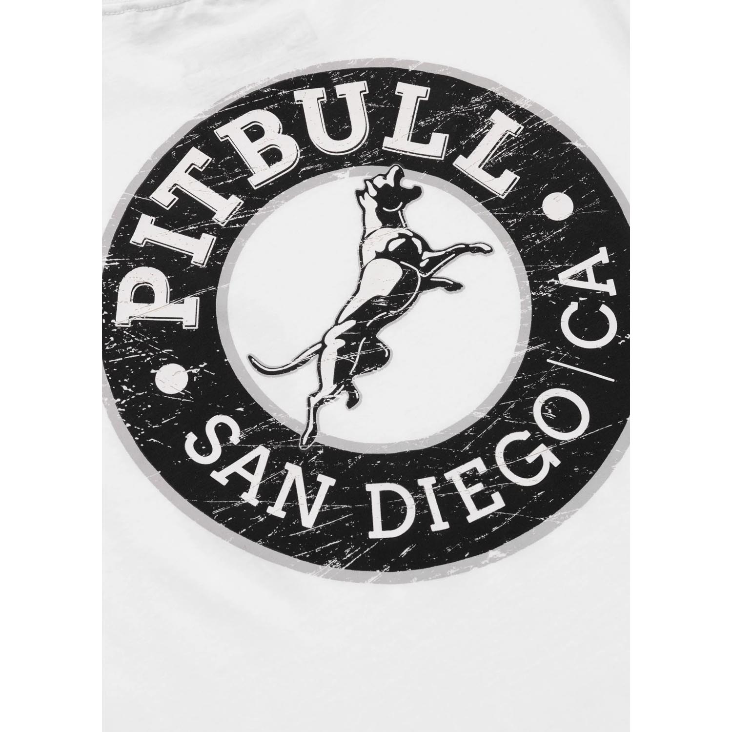 Pit Bull West Coast, T-Shirt, San Diego CA BLACK, white-black, XXXL