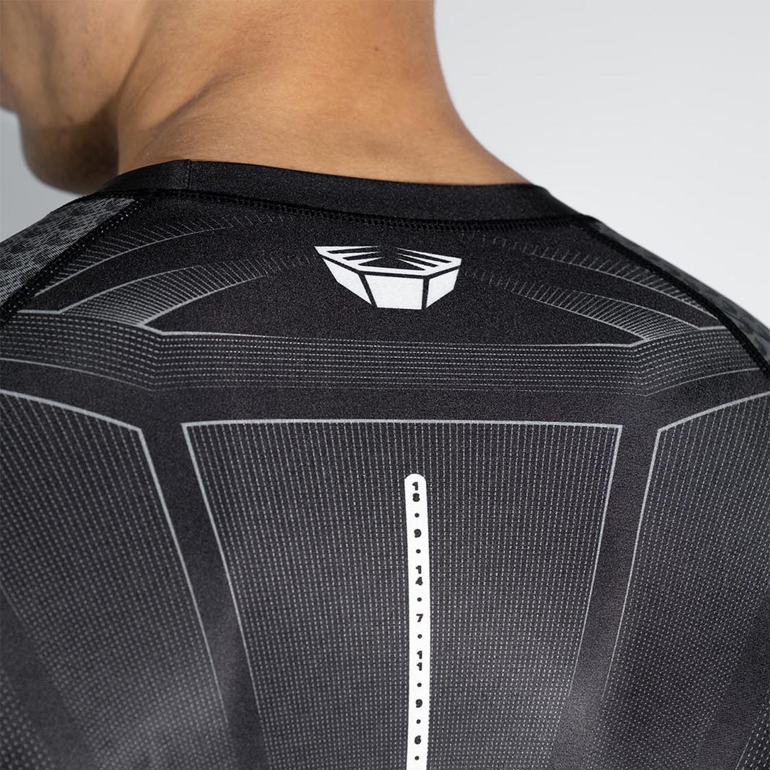 RINGLIFE Rashguard, L/S - Octaring 2.0 schwarz-grau M