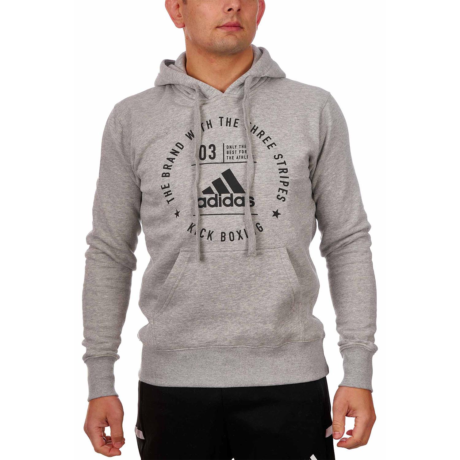 adidas Hoody, Community Line, Kickboxing, grau, S