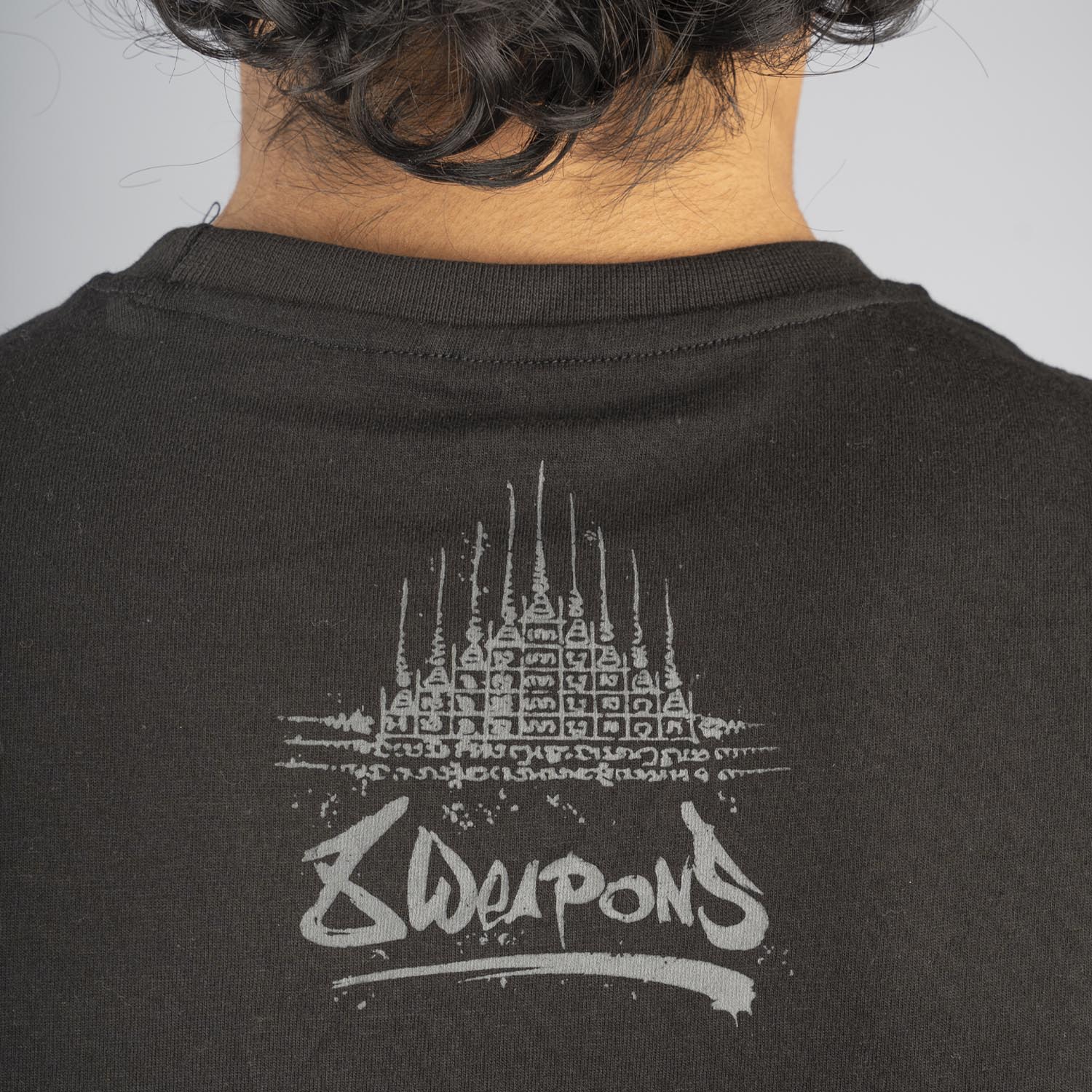 8 WEAPONS T-Shirt, Yantra, schwarz, L