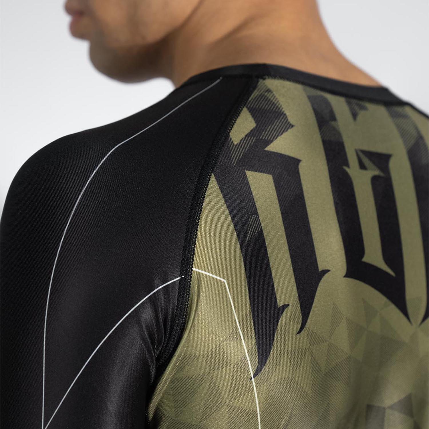 RINGLIFE Rashguard, L/S - Transition schwarz-grün L