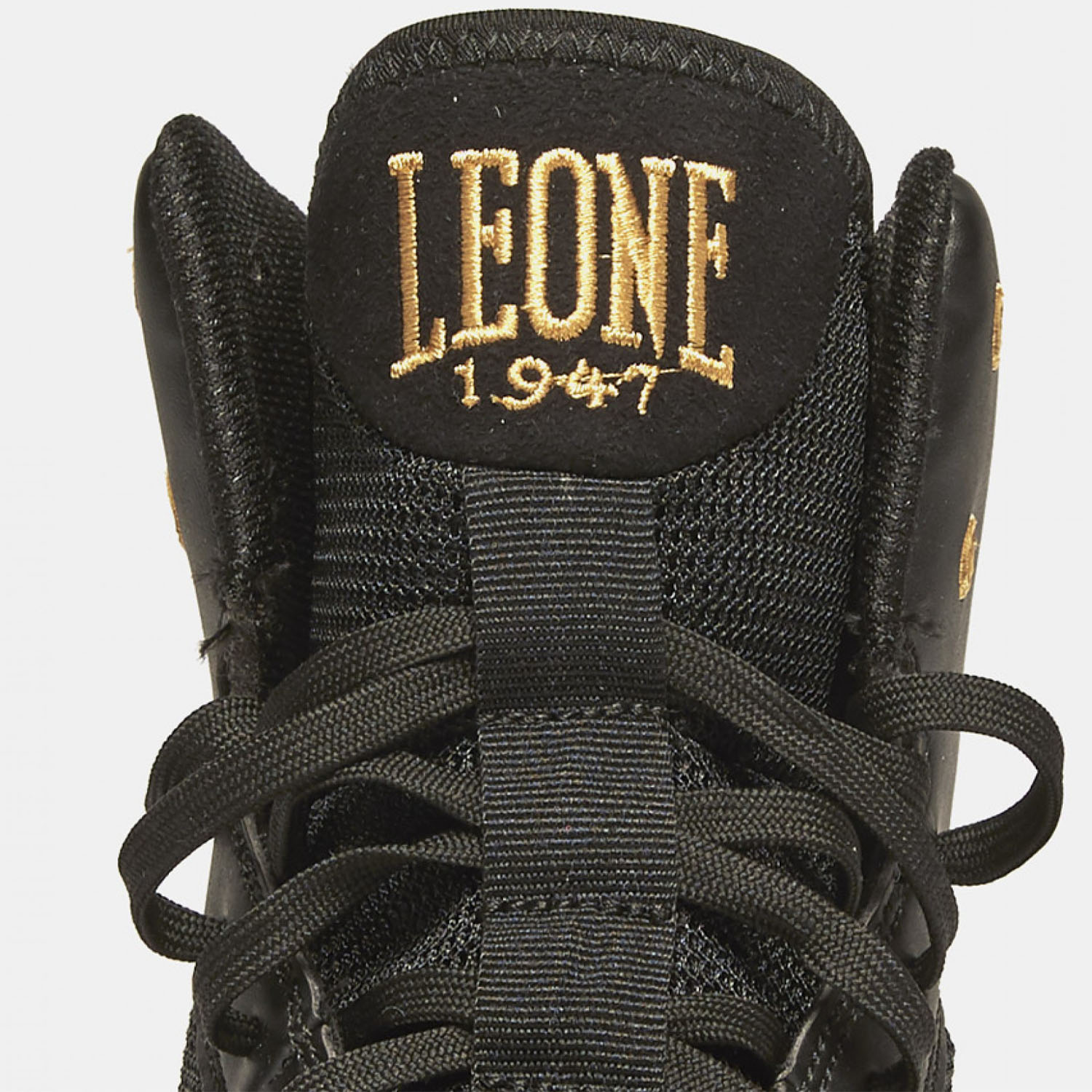 LEONE Boxschuhe, Premium, schwarz-gold, 40