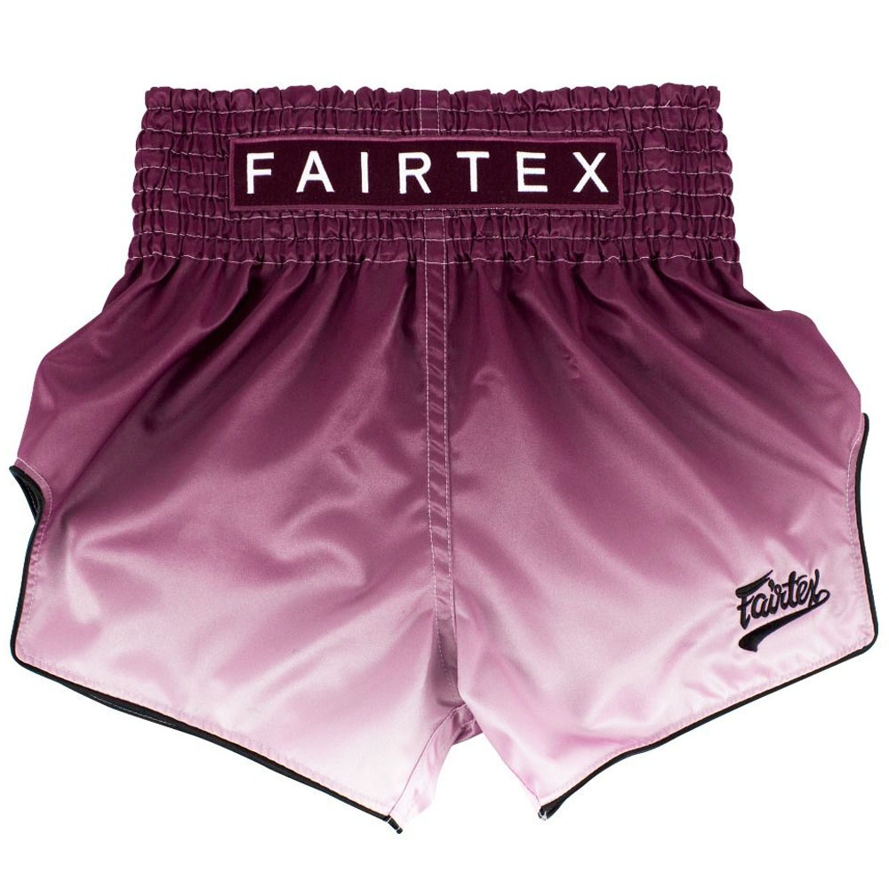 Fairtex Muay Thai Shorts, BS1904, wine red-white, L