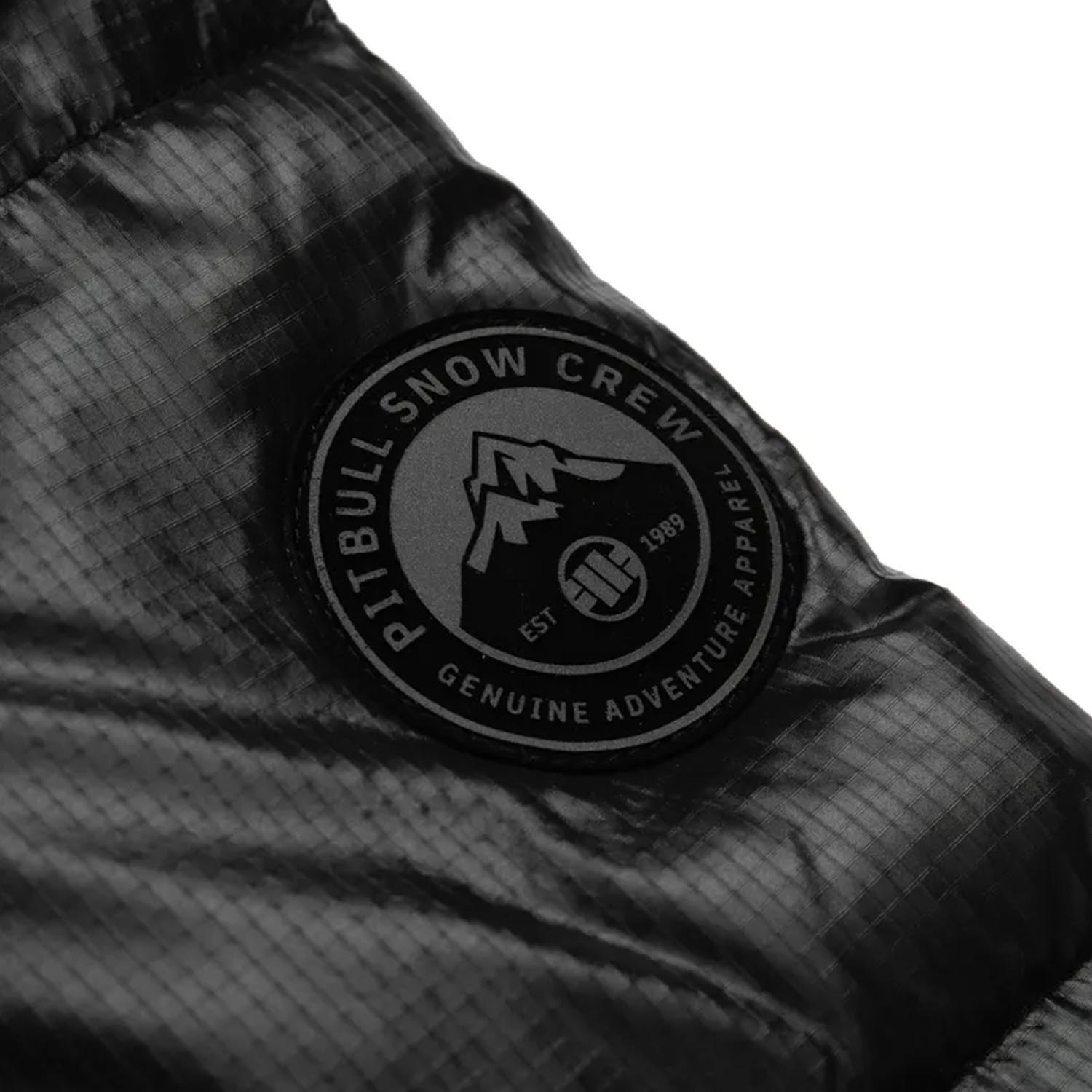 Pit Bull West Coast Jacke, Padded Hooded Pepperwood, schwarz, XXL
