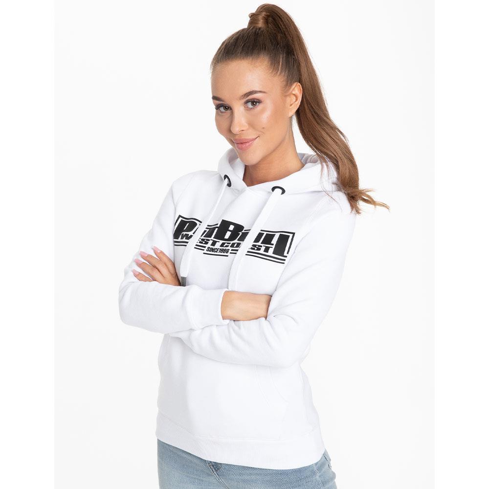 Pit Bull West Coast Hoody, Damen, Classic Boxing 2, weiß, S