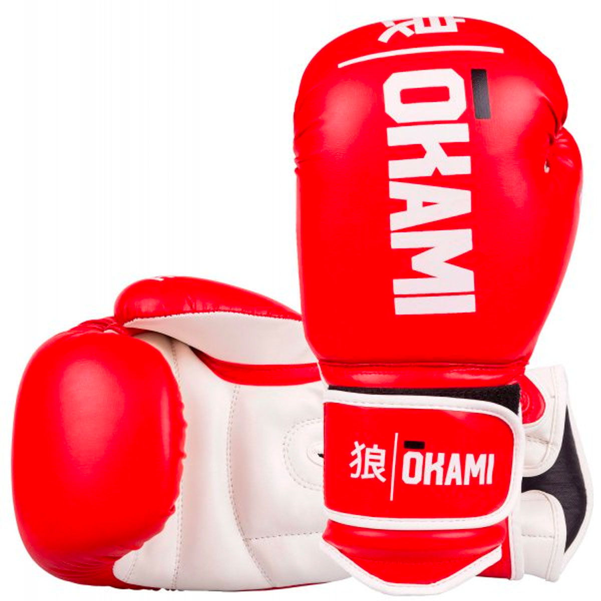 OKAMI Boxing Gloves, Red Rumble, 14 Oz