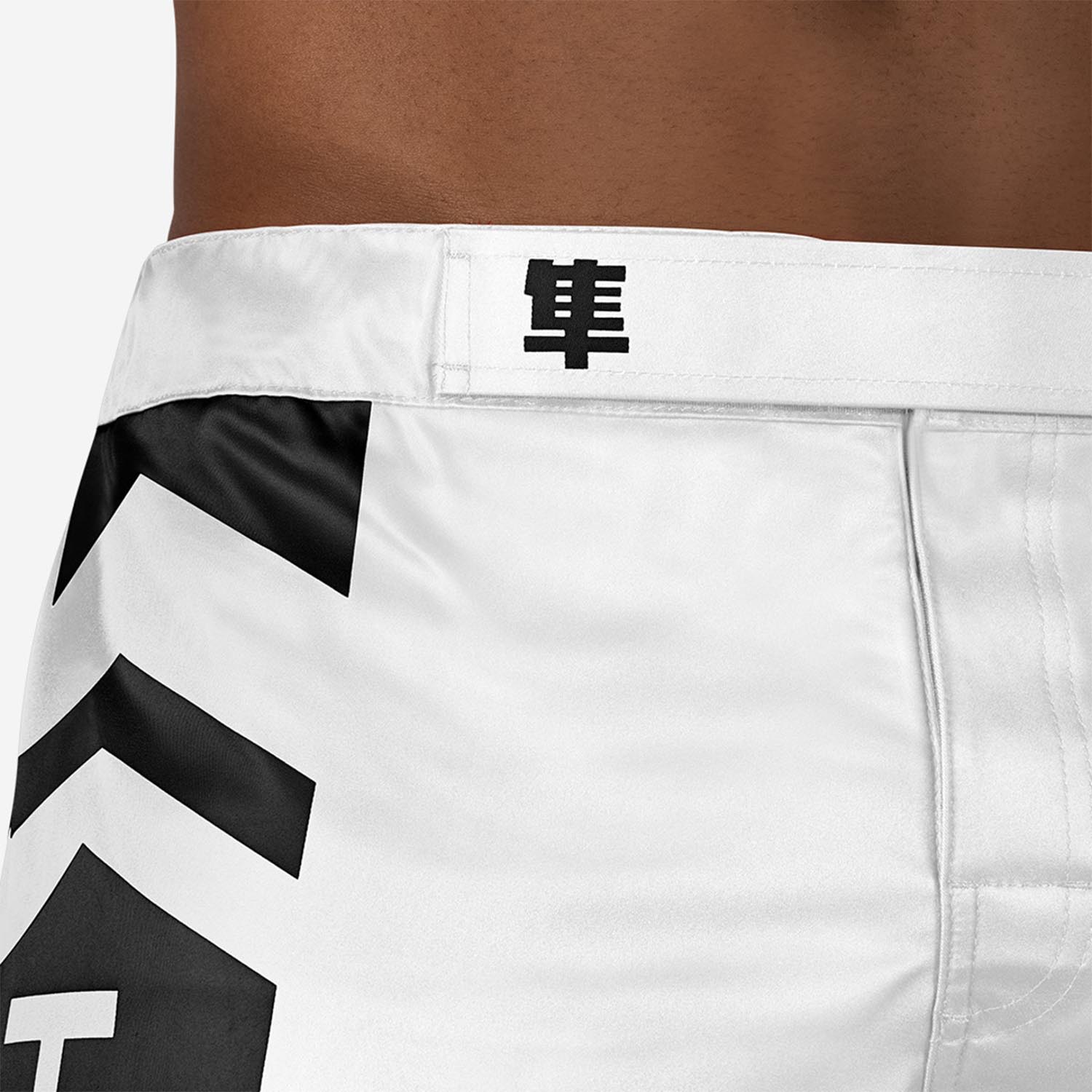 Hayabusa MMA Fight Shorts, Icon, weiß-schwarz, XXL