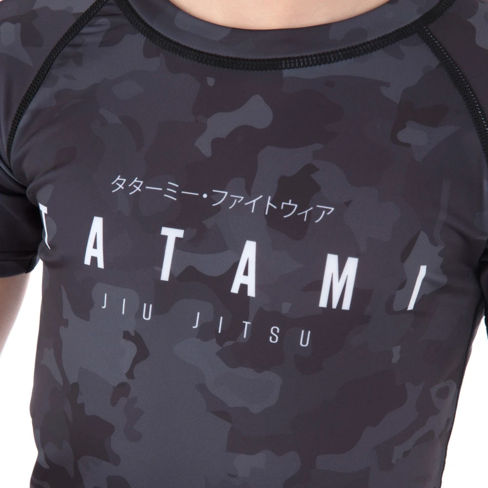 Tatami Rashguard, S/S, Kinder, Stealth, M