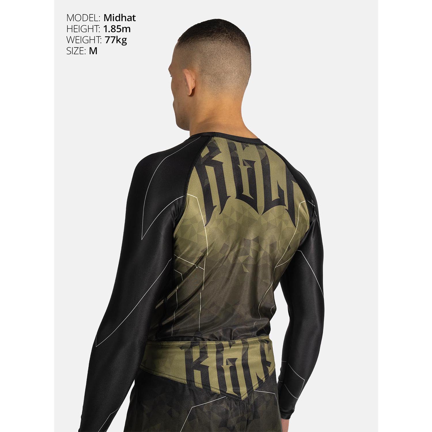 RINGLIFE Rashguard, L/S - Transition schwarz-grün L