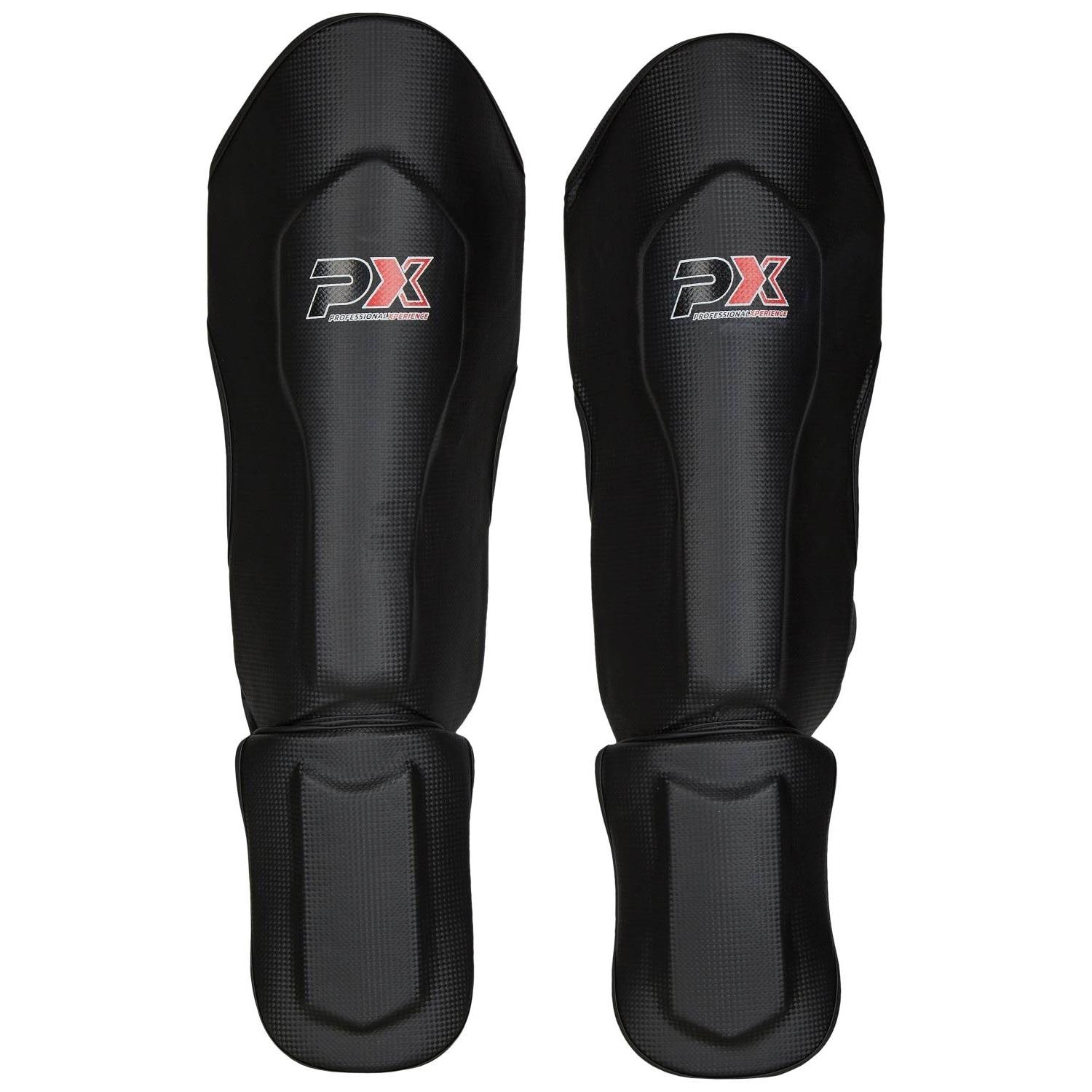 PX Shin Guard, Fight Pro, black, XL