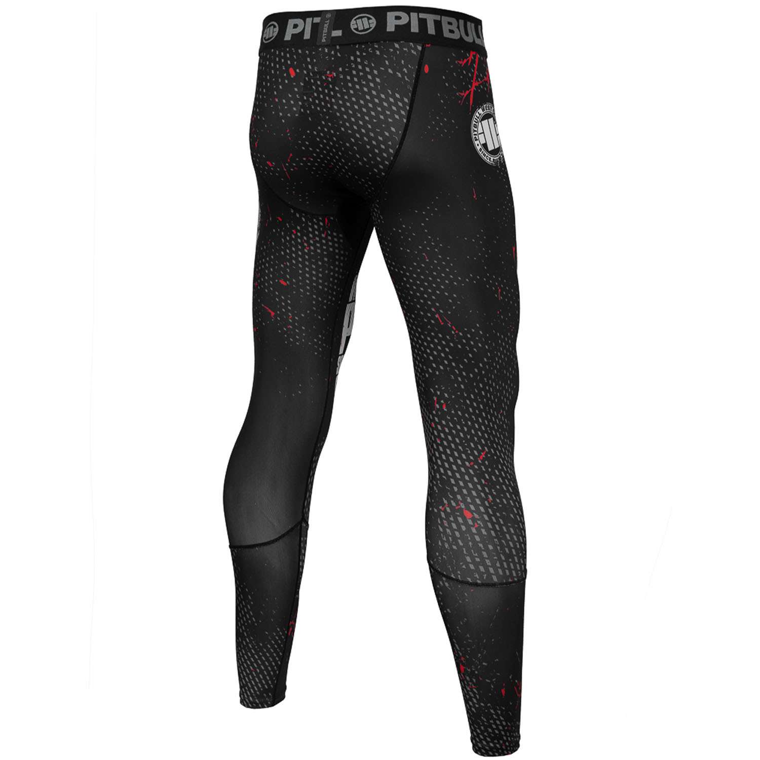Pit Bull West Coast Compression Pants, Blood Dog 2, schwarz, S
