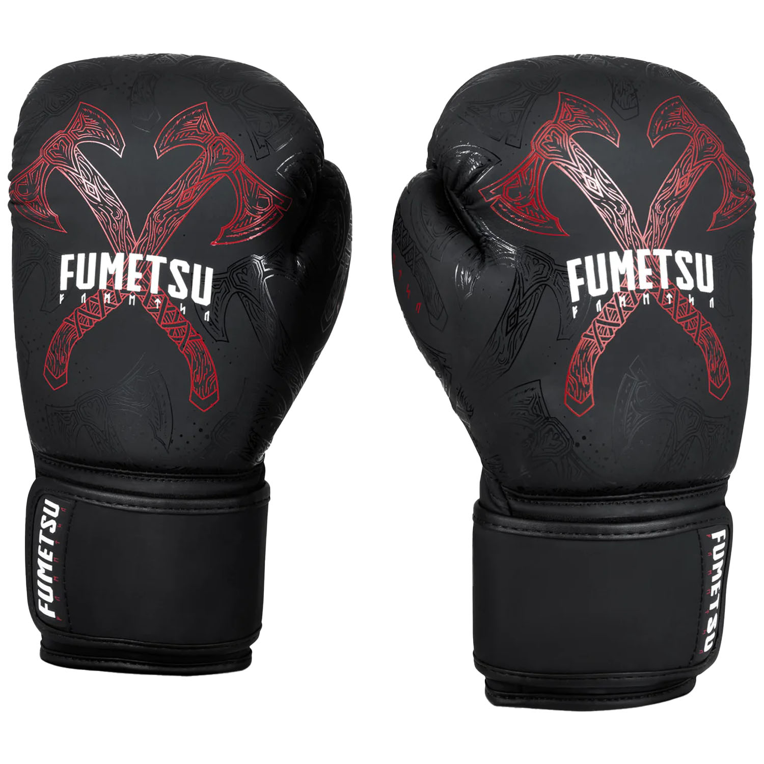 Fumetsu Boxing Gloves, Berserker, black-red