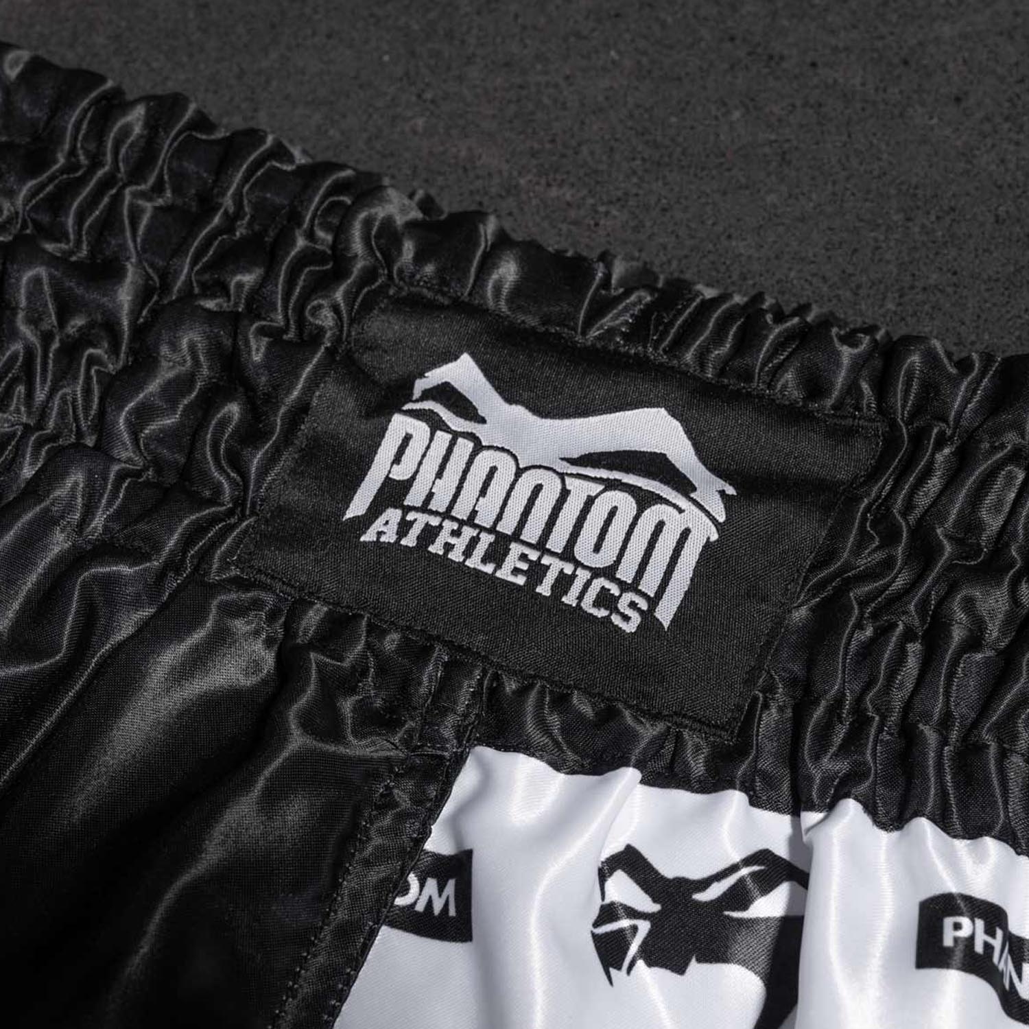 Phantom Athletics Muay Thai Shorts, Legend, black-white, S
