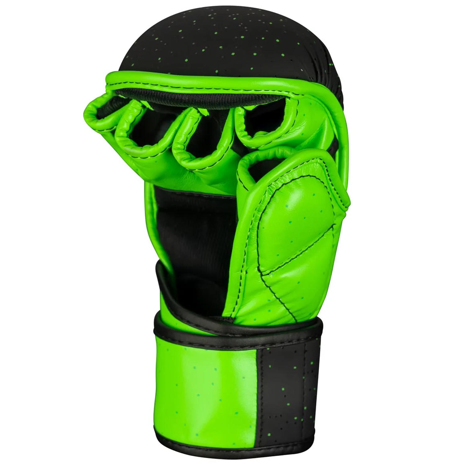 Phantom Athletics MMA Sparring Gloves, Galaxy, black-neongreen, L/XL
